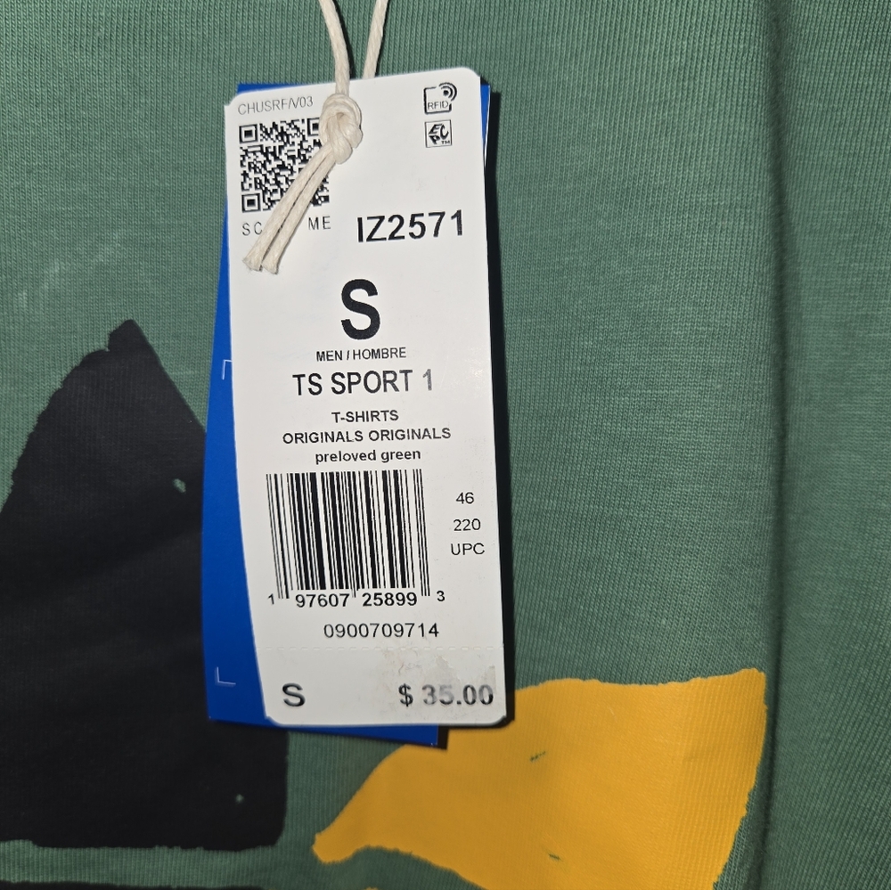 NWT Adidas Originals Sports Tee - Picture 8 of 8